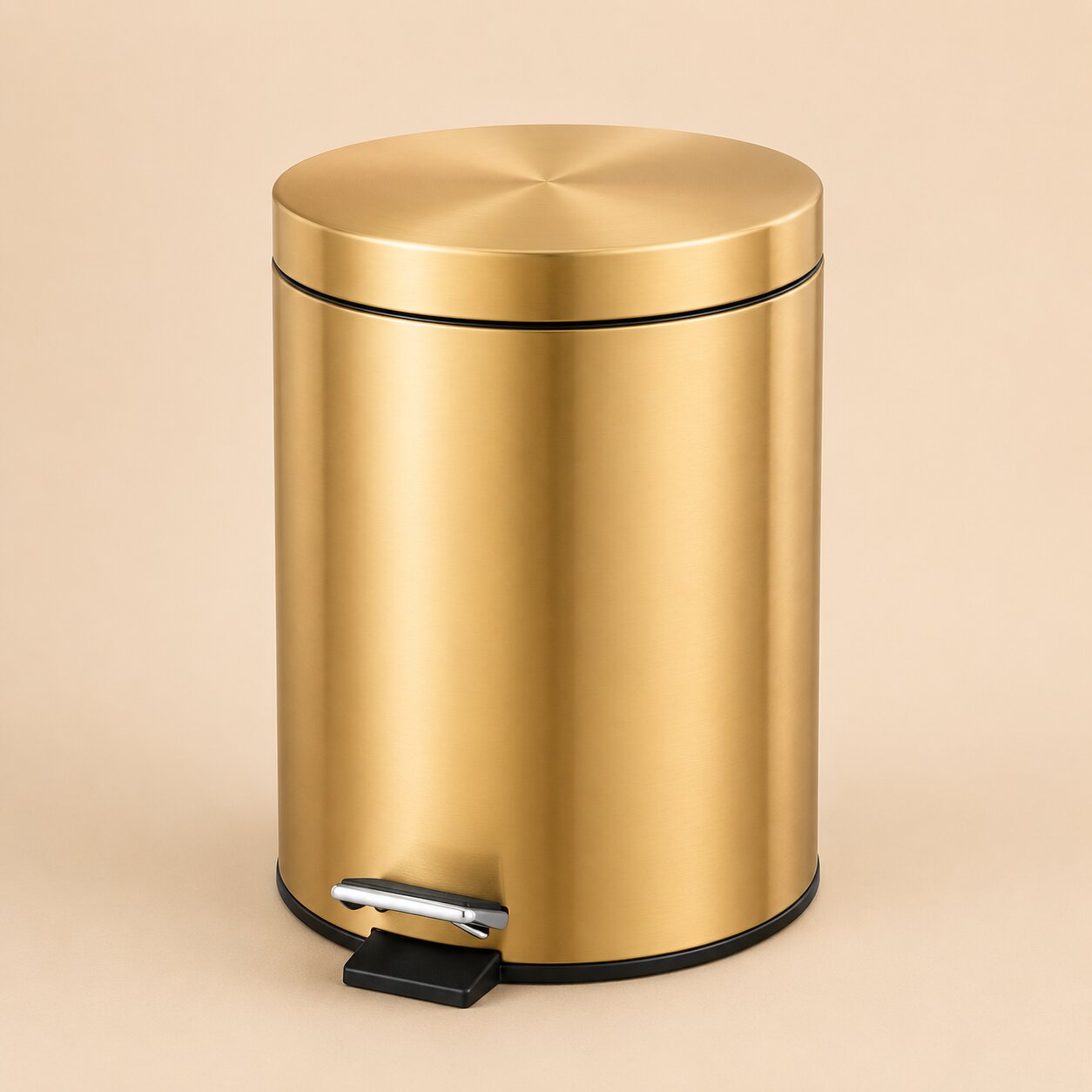 LuxeStep Stainless Steel Trash Can