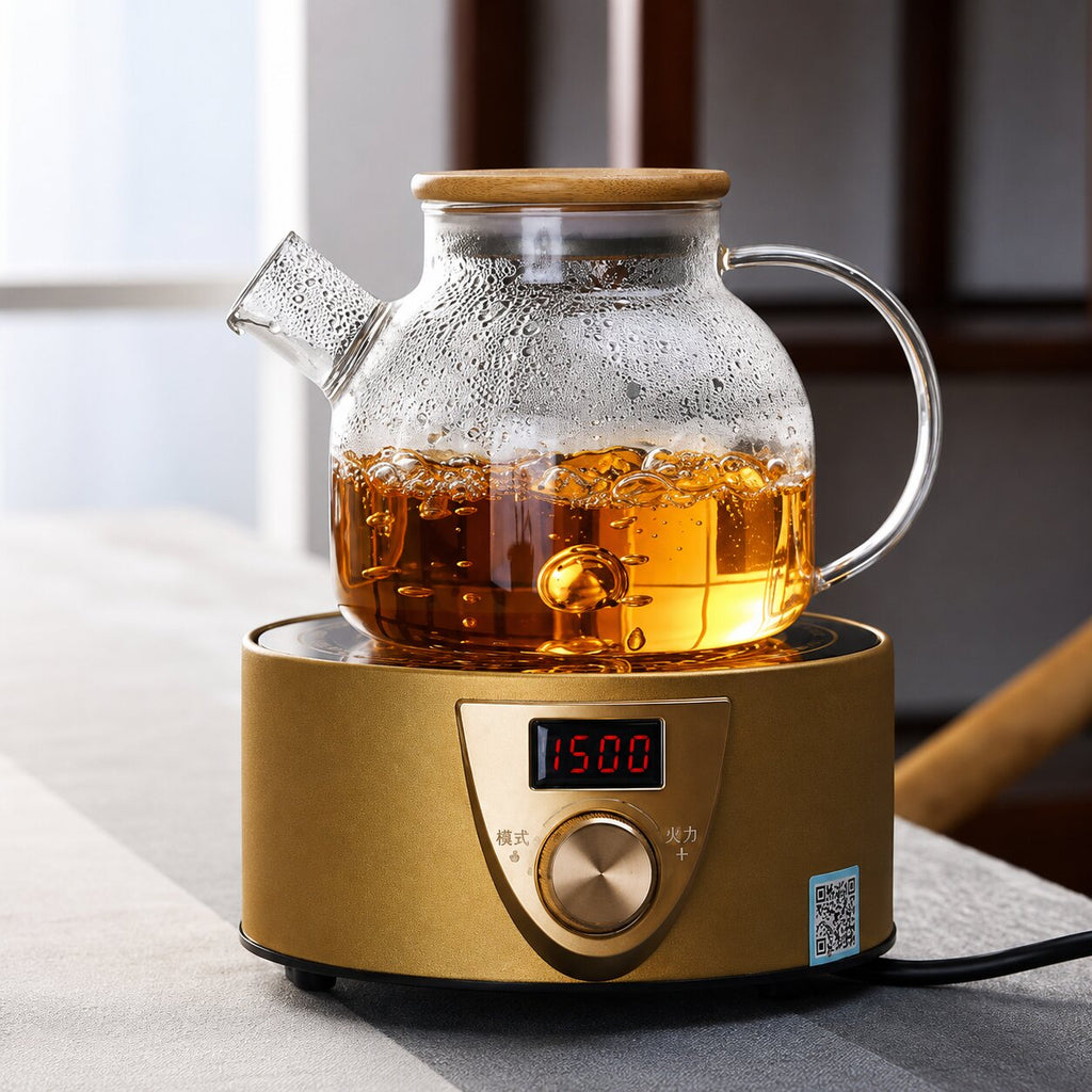 Serelle Borosilicate Glass Teapot