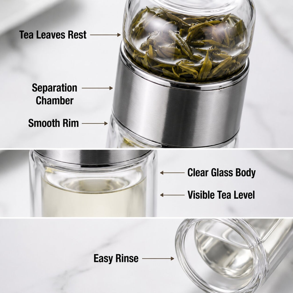InfiniTea Glass Infuser