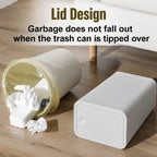 SlimPress Bathroom Trash Can