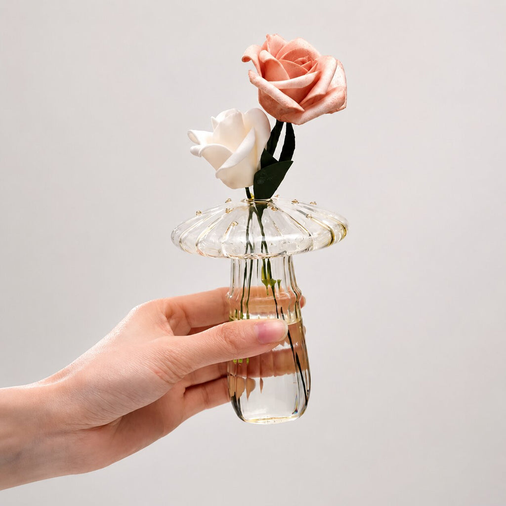 Mirelle Mushroom Glass Vase