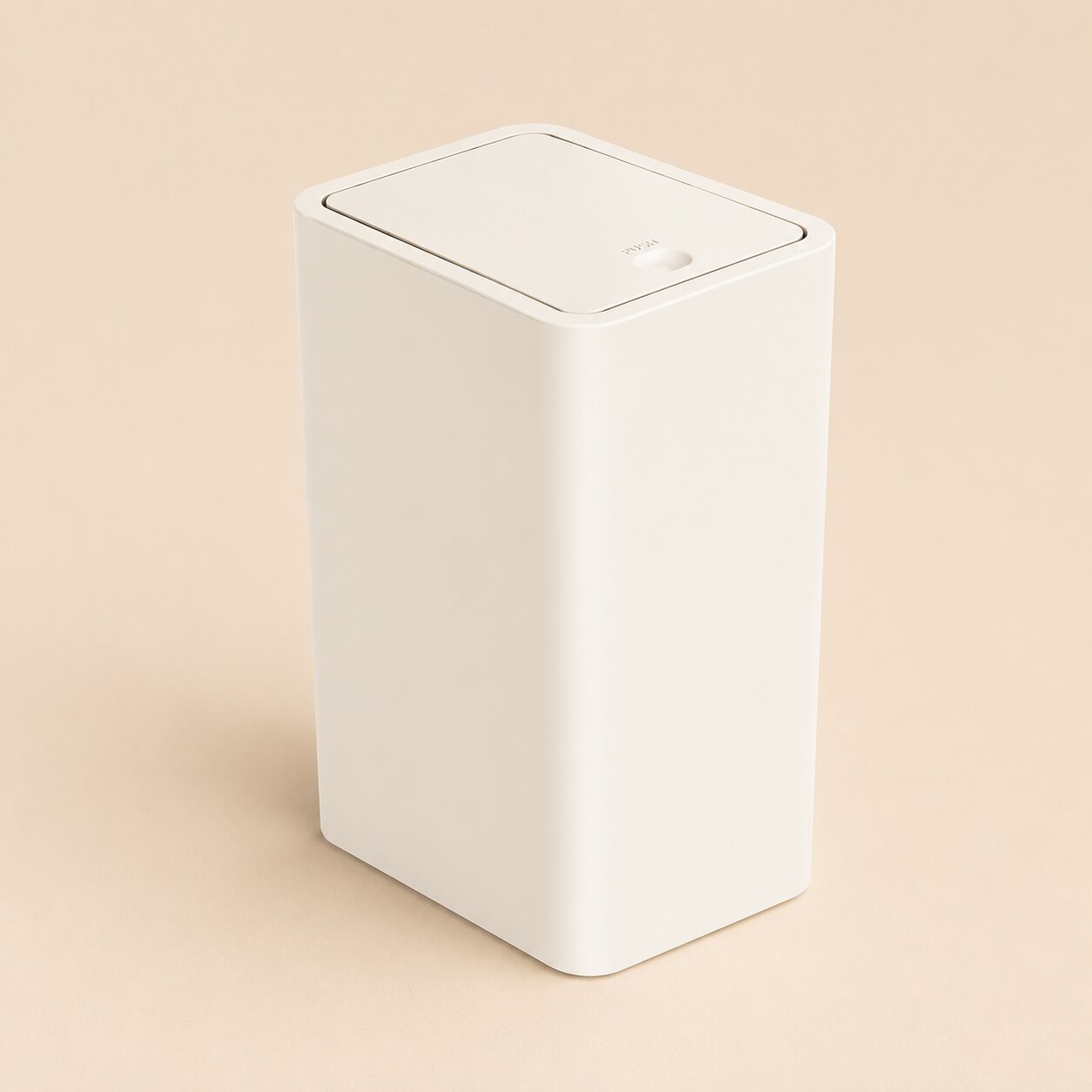 SlimPress Bathroom Trash Can