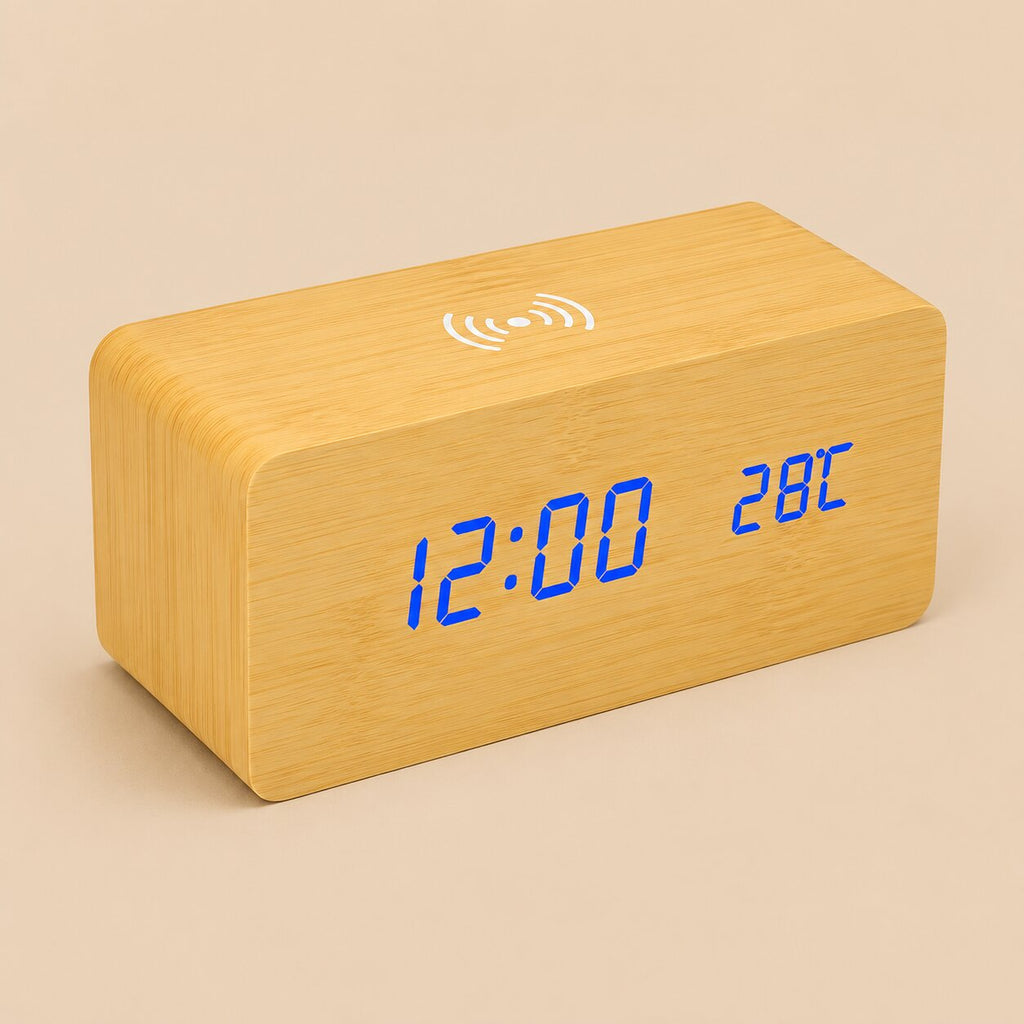 Lunara Wireless Charging Alarm Clock