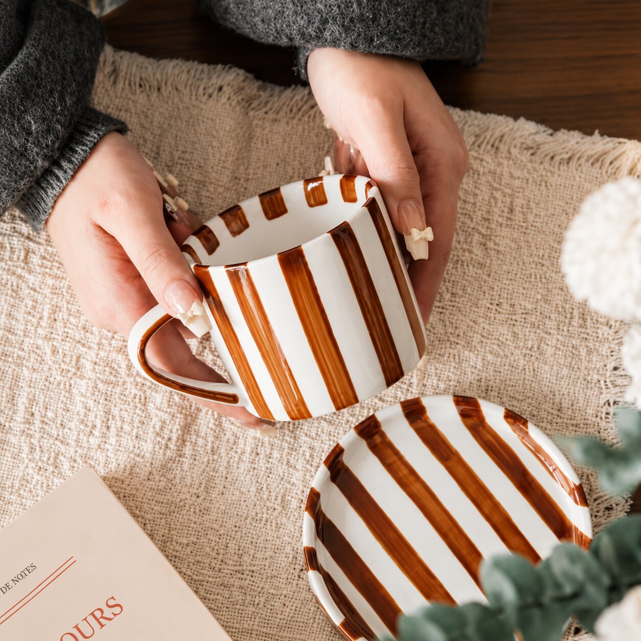 Mellie Stripe Cup Set