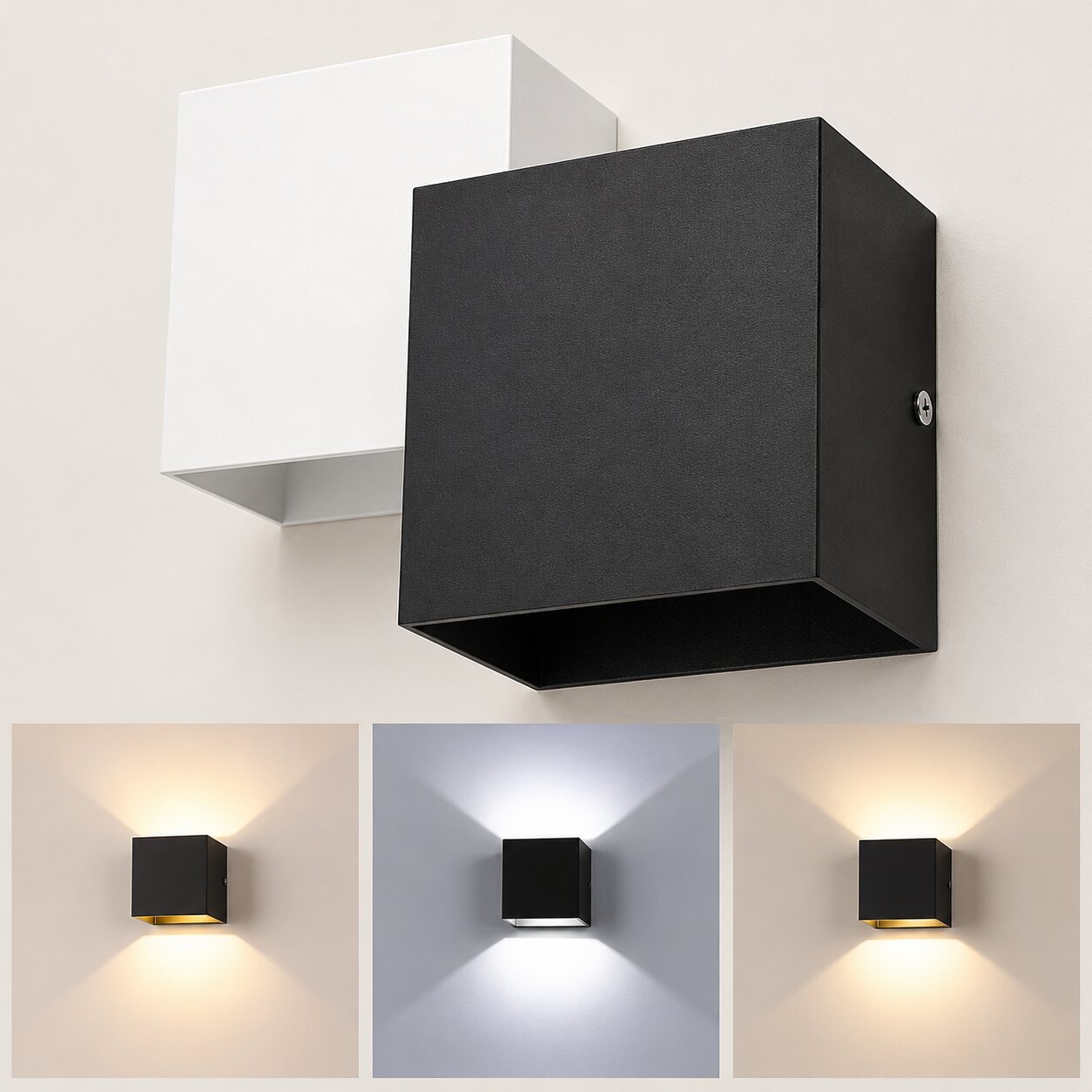 Cube Wall Light (Indoor or Outdoor)