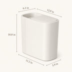 Slim Trash Can with Lid