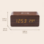 Lunara Wireless Charging Alarm Clock