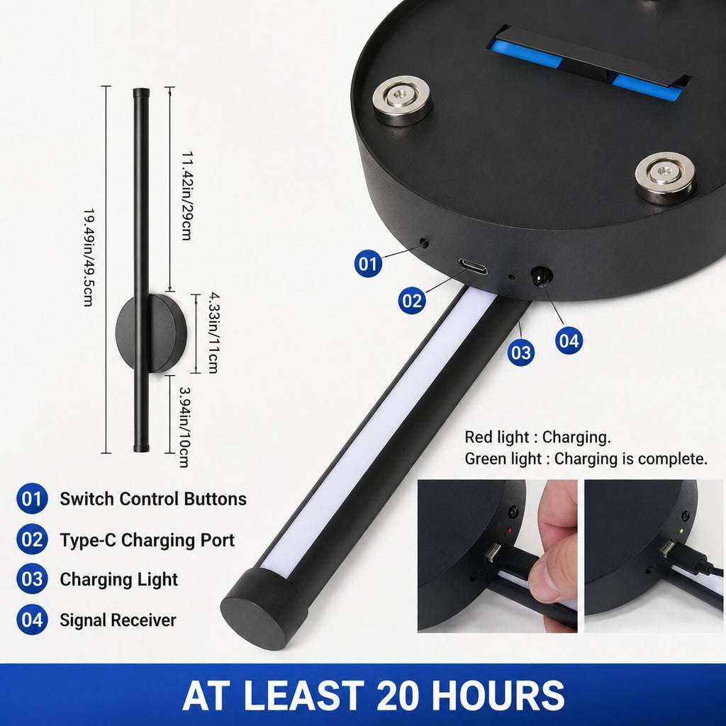 Linea Rechargeable Wall Sconce