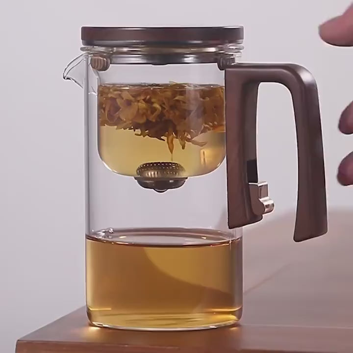 TeaFlow Magnetic Glass Teapot